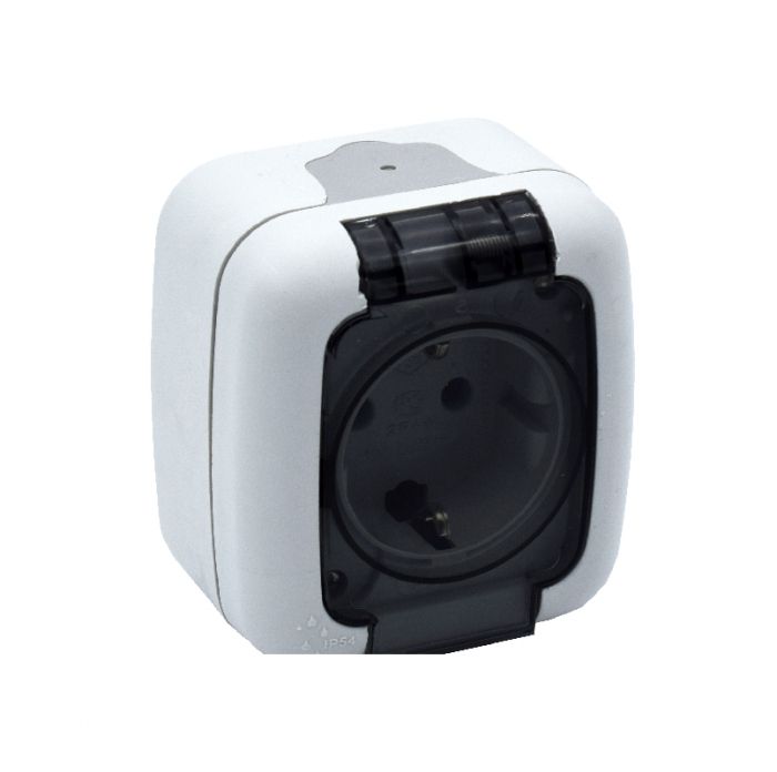Priza shuko (cu capac) ELEGANT, MF0012-85780, COMTEC [1]