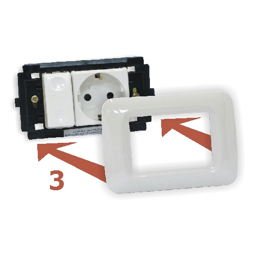 Suport aparate 1/3 - 6 module, COMTEC [3]
