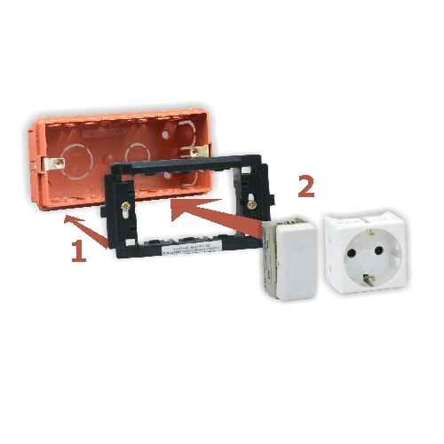 Suport aparate 1/3 - 6 module, COMTEC [2]