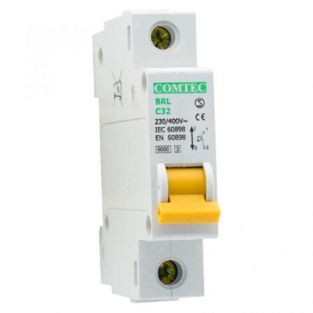 Sigurante 1P - Intrerupator automat monopolar BRL 6kA MCB, COMTEC
