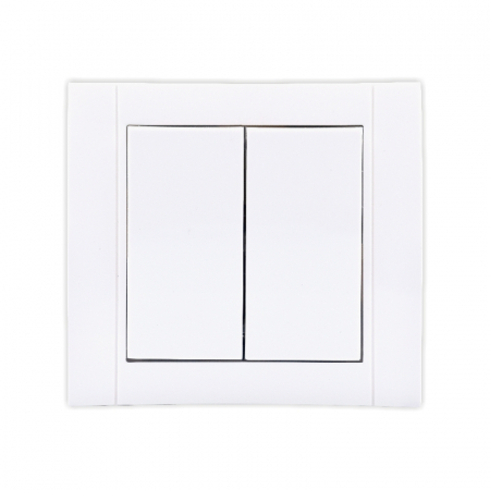 Aparataj clasic - Intrerupator dublu ANEMON, MF0012-11020, COMTEC