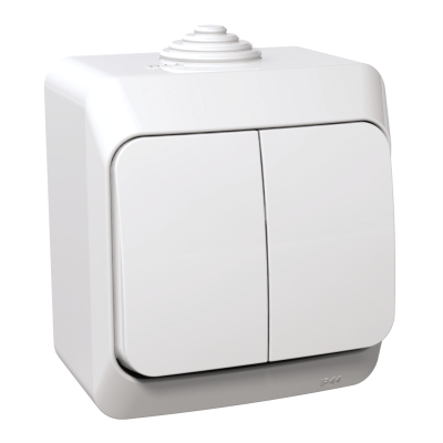 Intrerupatoare clasice - Cedar Intrerupator dublu IP44