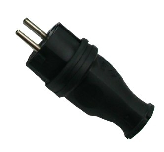 Cuple, stechere - Stecher shuko din cauciuc IP44 MF001-86100