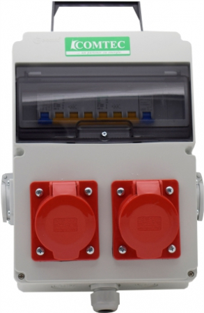 Tablouri si accesorii - Tablou Santier 10L IP 44 Echipat T2x32+M2x16