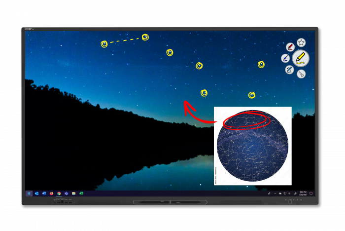 Tabla interactiva SMART Board GX186-V2 86", Android, 4K UHD [5]