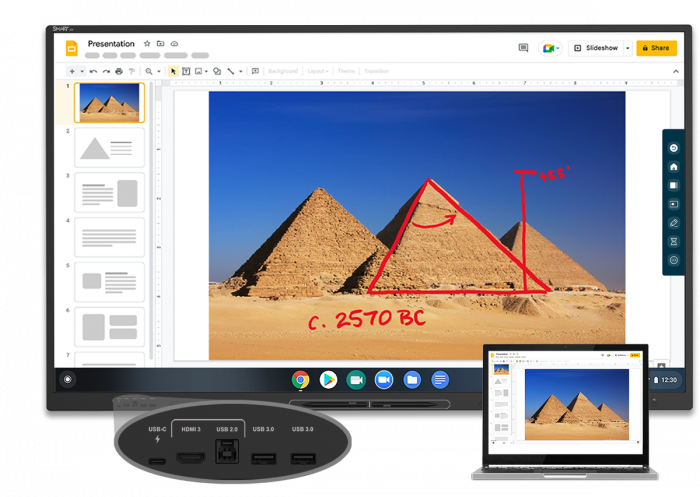 Tabla interactiva SMART Board GX165-V2 65", Android, 4K UHD [6]
