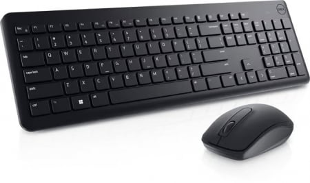 Laptop, Desktop, Periferice - Kit mouse și tastatură Wireless Dell KM3322W, QWERTY
