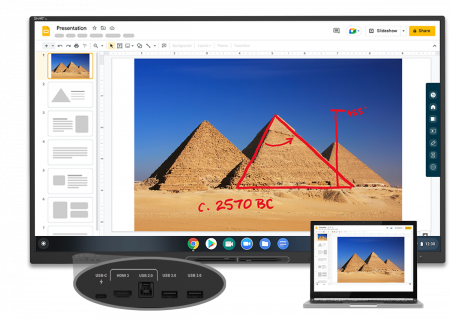 Tabla interactiva SMART Board GX175-V2 75", Android, 4K UHD [5]