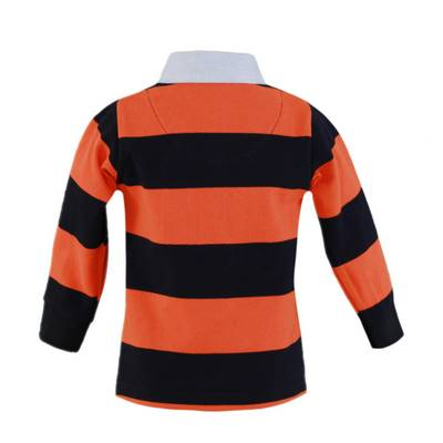 Bluza Polo bebe baiat portocalie NelBlu 12 luni [2]