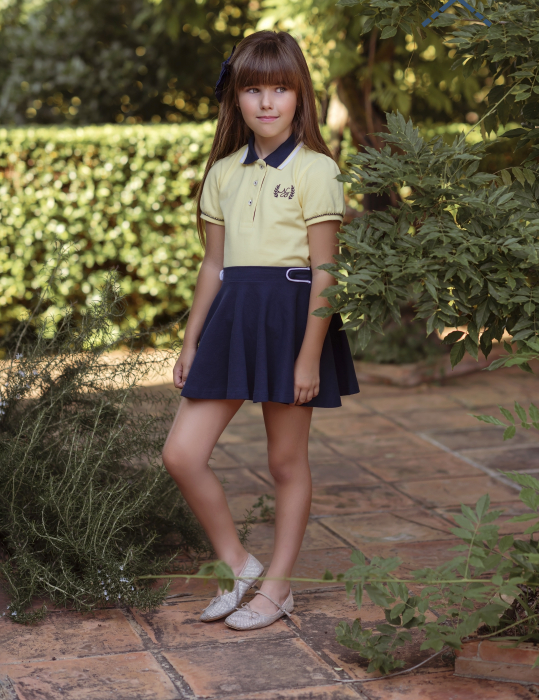 Fusta albastra 3-14 ani NelBlu [4]