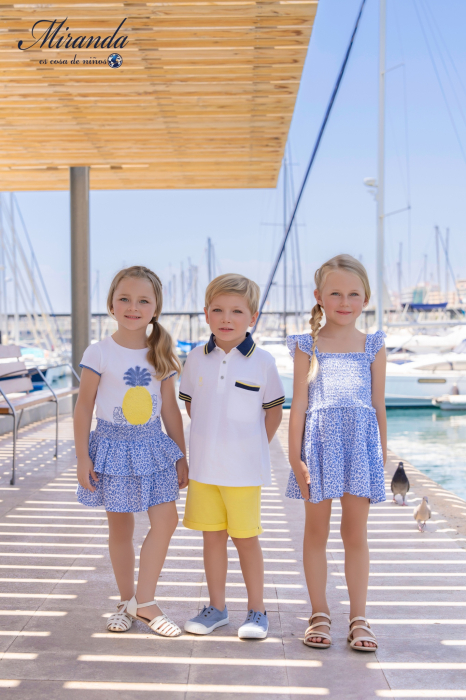 Fusta cu volanase albastra [3]