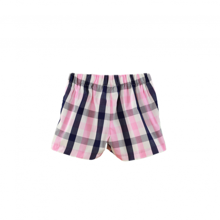 Pantaloni scurti carouri fete Miranda 8 ani [2]