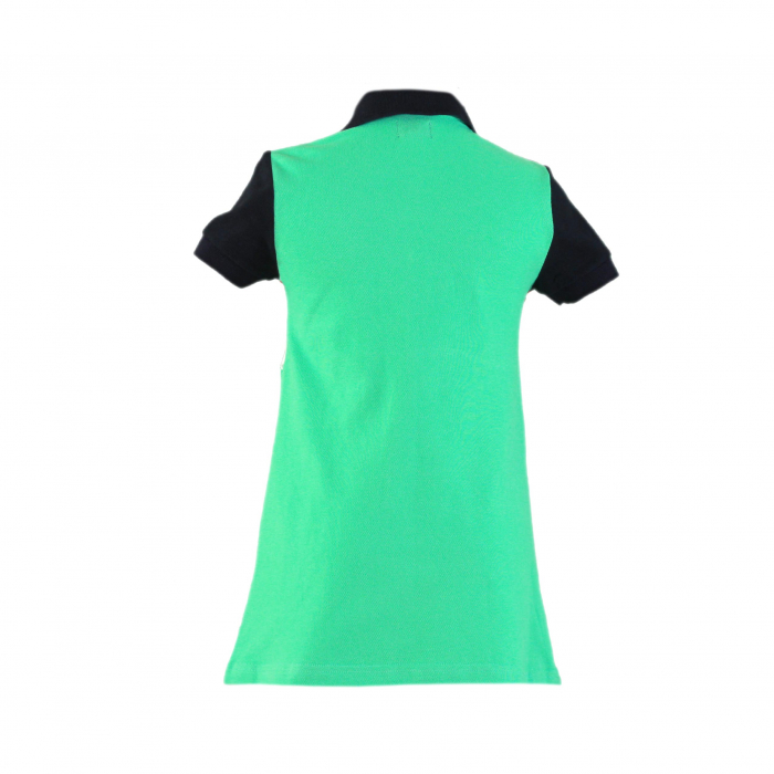 Rochie fete verde 6 ani cu logo NelBlu [2]
