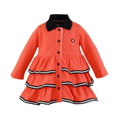 Rochita bebe fetita portocalie cu logo NelBlu 24 luni [1]