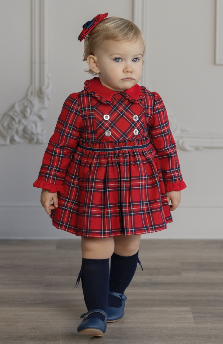 Rochiță roșie cu dungi albastre [3]