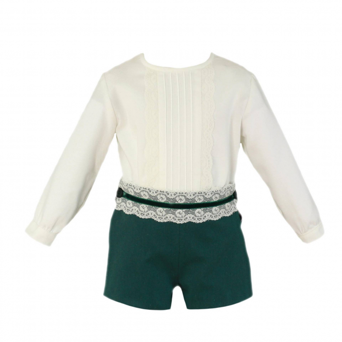 Set verde bebe baiat Miranda 18 luni [1]