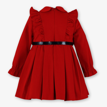 Rochță roșie plisată [1]