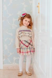 Bluza bej fete Miranda 10-12 ani [2]