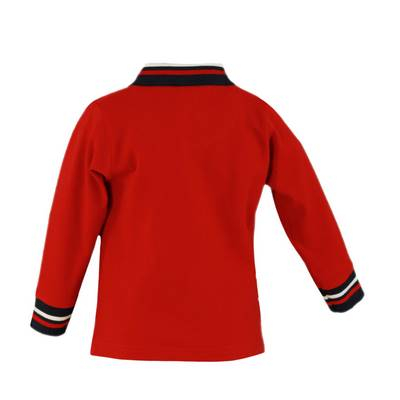 Bluza Polo rosie bebe baiat NelBlu 12 luni [1]