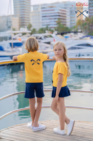 Fusta bleumarin cu volane [4]