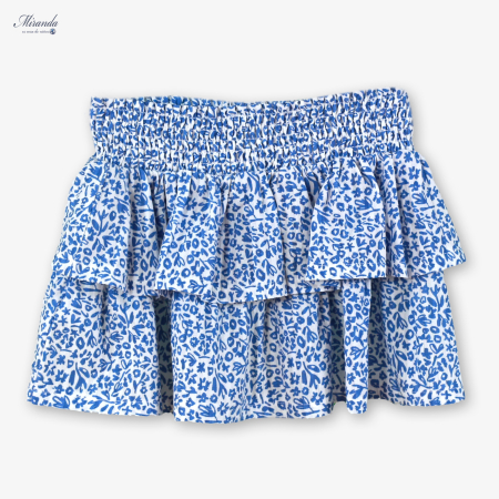 Fusta cu volanase albastra [1]