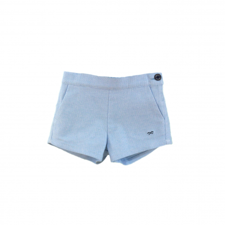 Haine - Pantaloni scurti pentru bebe cu logo NelBlu