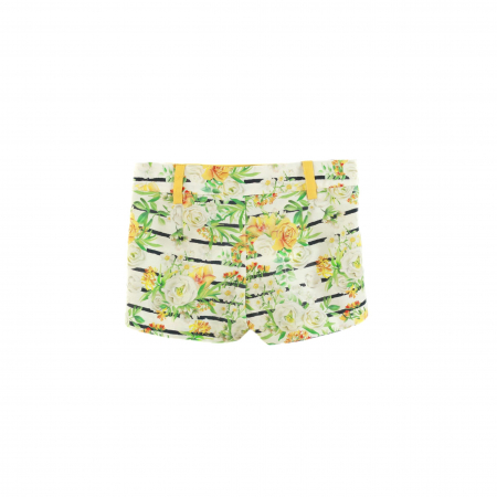 Pantaloni scurti galben cu albastru fete 12 ani Miranda [1]