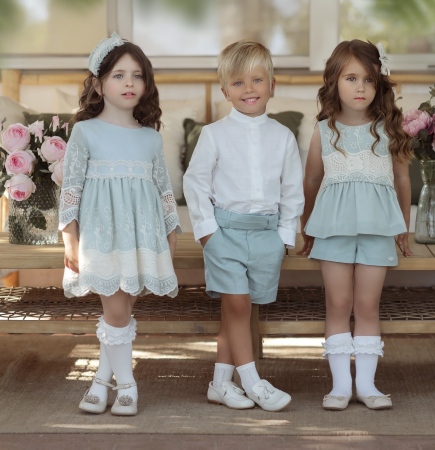 Pantaloni scurti verde 2-6 ani Miranda [2]