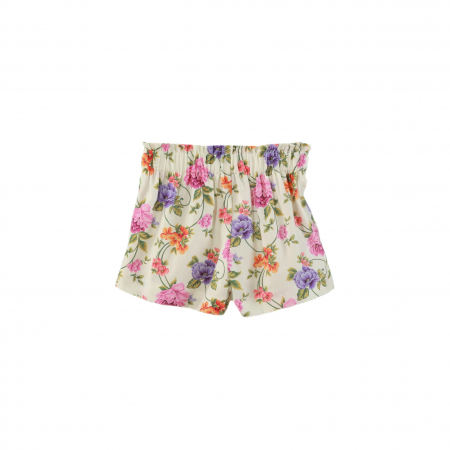 Pantaloni scurti roz cu flori fete 4 ani Miranda [2]