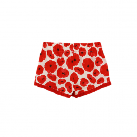 Pantaloni scurti fete Miranda Alb cu maci 6 ani [1]
