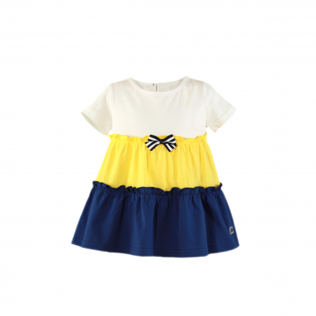 Rochii - Rochita Miranda fete Galben cu broaste testoase 8 ani