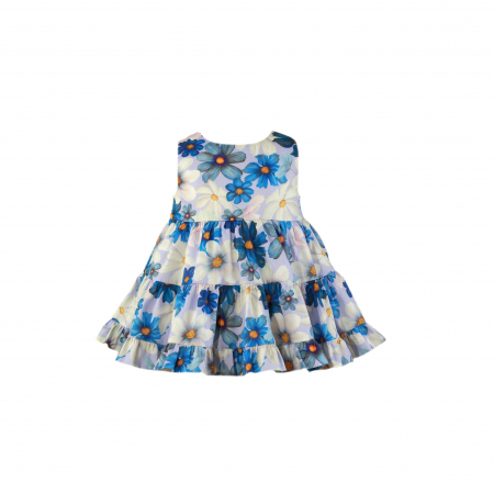 Rochii - Rochita bebe fetita Albastru Miranda 18-24 luni