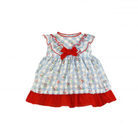 Bebeluşi 0-24luni - Rochita rosie bebe fetita Miranda 9 luni