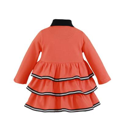 Rochita bebe fetita portocalie cu logo NelBlu 24 luni [1]