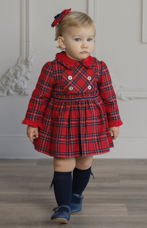 Rochiță roșie cu dungi albastre [2]