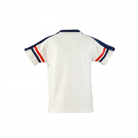 Tricou Miranda cu logo baieti Alb cu albastru 2-6 ani [1]