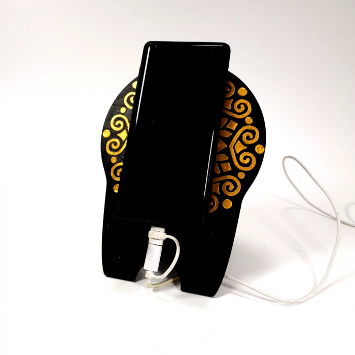 Decoratiune mandala suport telefon [4]