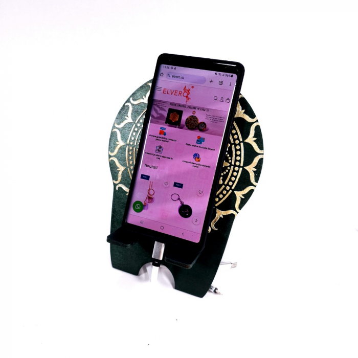 Decoratiune mandala suport telefon [7]