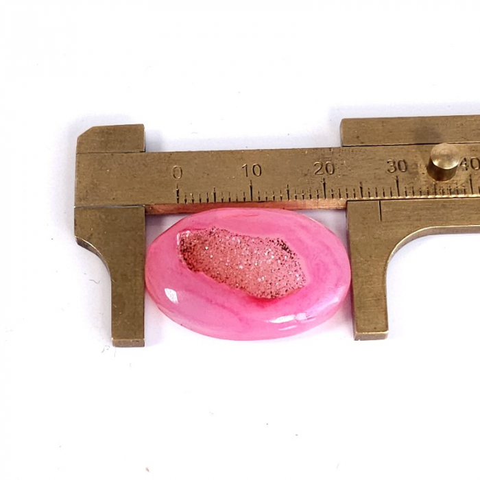 Agat druzy roz cabochon piatra semipretioasa 2004 [3]