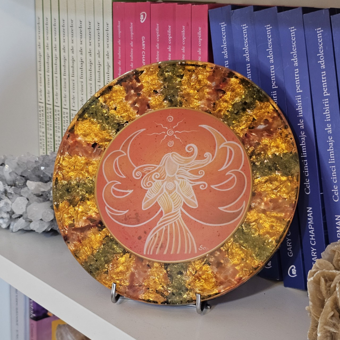 Arhanghel Jofiel decoratiune angelica din pietre naturale [3]