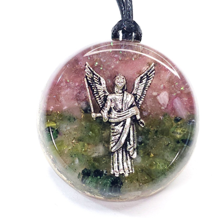 Amuleta arhanghel Jofiel cu pietre naturale [4]