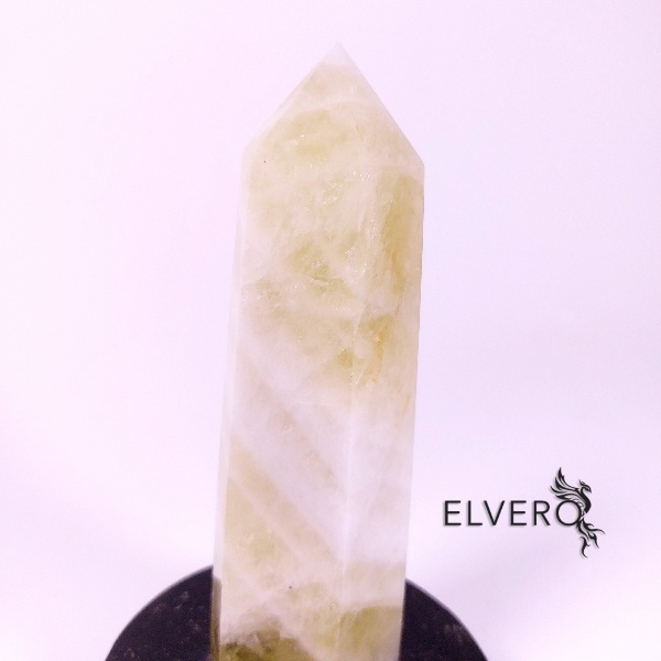 Baghetă cristal de cuarț pe suport orgonic din turmalină, 18x11x2 cm * [2]