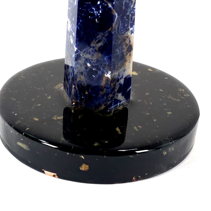 Obelisc din sodalit natural pe suport de orgon [2]