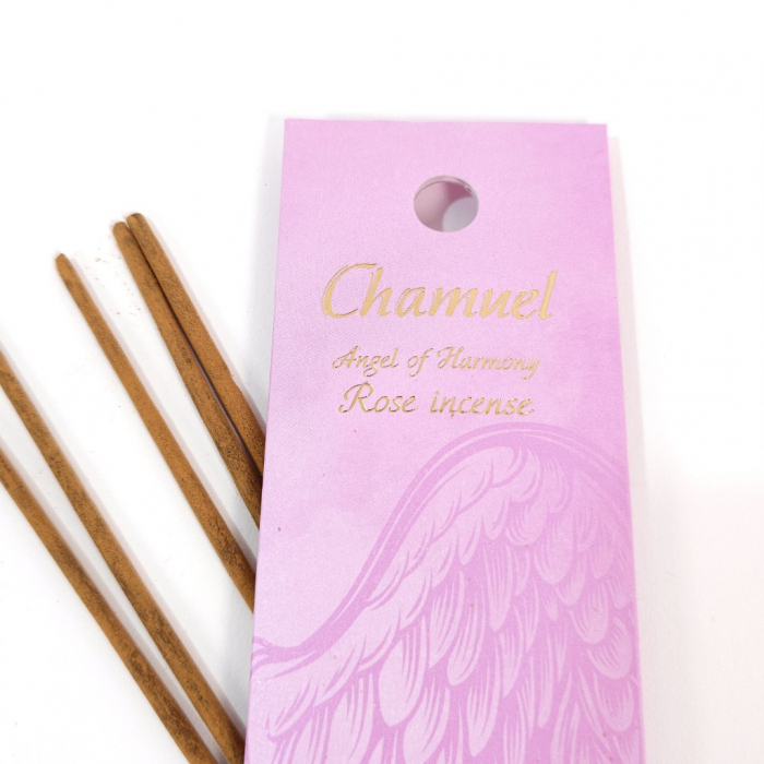 Betisoare parfumate Arhanghelul Chamuel, aroma trandafir, 10 bețe, timp de ardere 65-80 min [2]