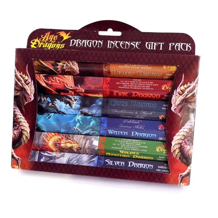 Set bete parfumate Anne Stokes, Dragon Incense Gift Pack, Age of Dragons [6]