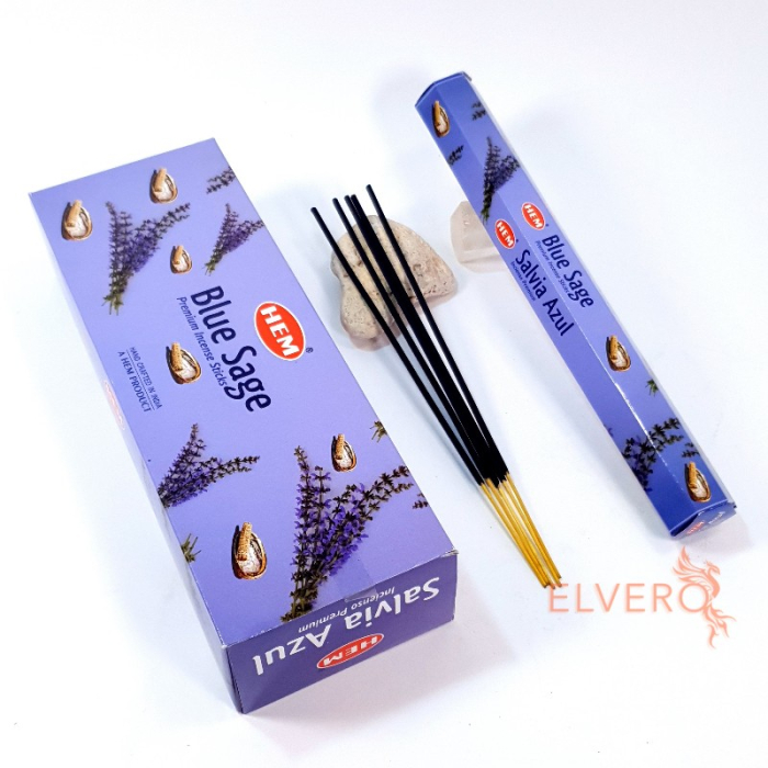Betisoare parfumate HEM Blue Sage, salvie albastra [4]