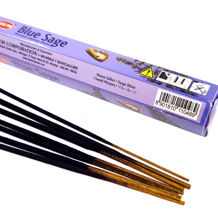 Betisoare parfumate HEM Blue Sage, salvie albastra [3]