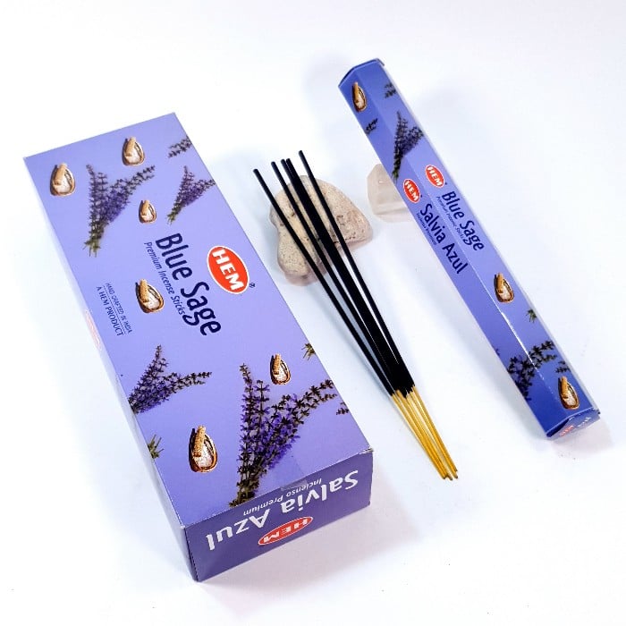 Betisoare parfumate HEM Blue Sage, salvie albastra [2]