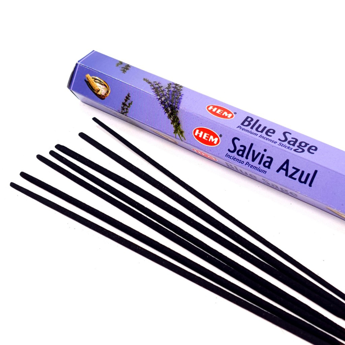 Betisoare parfumate HEM Blue Sage, salvie albastra [2]