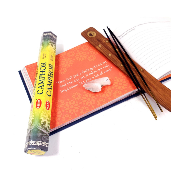 Bețișoare parfumate HEM Camphor cutie hexagonală 20 buc aromă camforată [3]